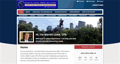 Desktop Screenshot of martinlowecpa.com